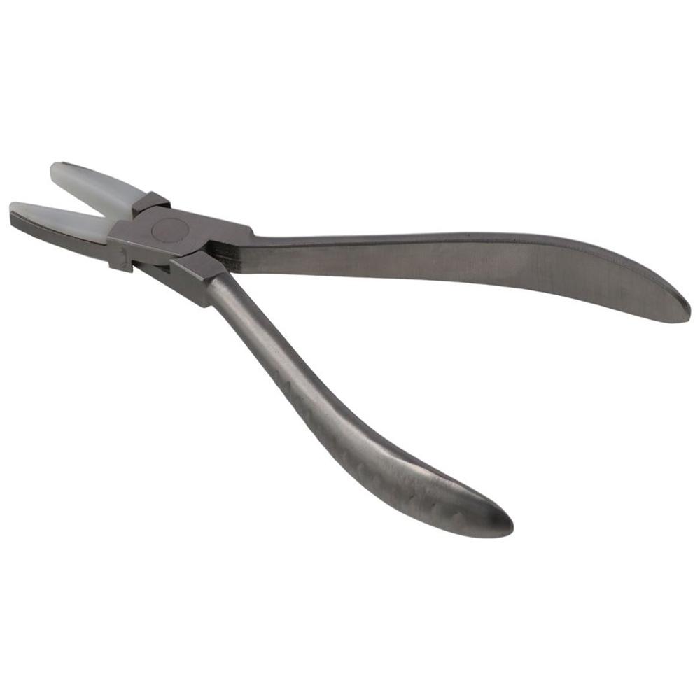 Stainless Steel Eyeglasses Pliers Half Round Needle Nose Pliers  for Glasses Adjusting