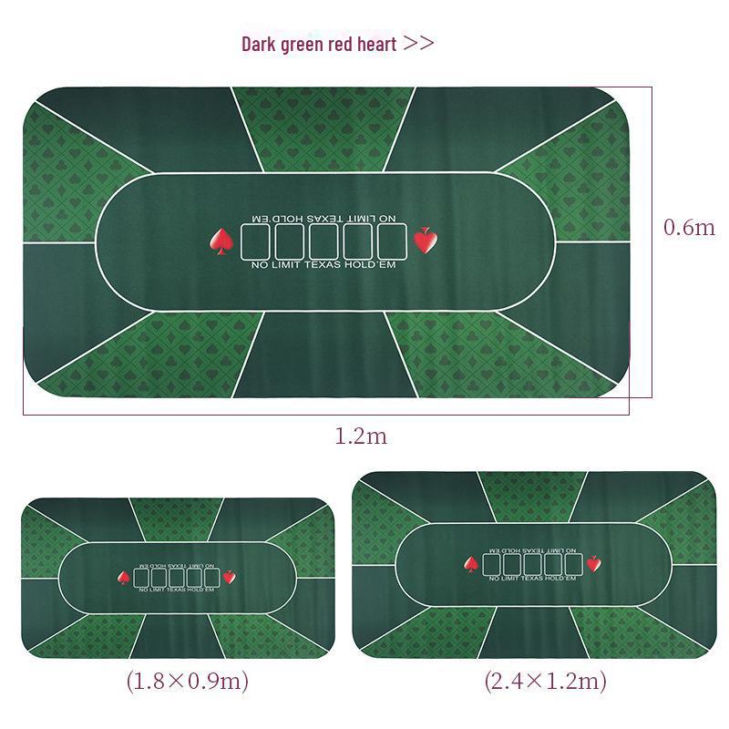 «Настраиваемый резиновый коврик для игрового стола в Техасский Холдем — идеально подходит для покера, мыши, клавиатуры, использования в офисе или киберспорте».
