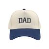 2pcs/set Letter Embroidered Mom Dad Baseball Cap Two-Tone Couple Cap Baseball Hats  For Man Women