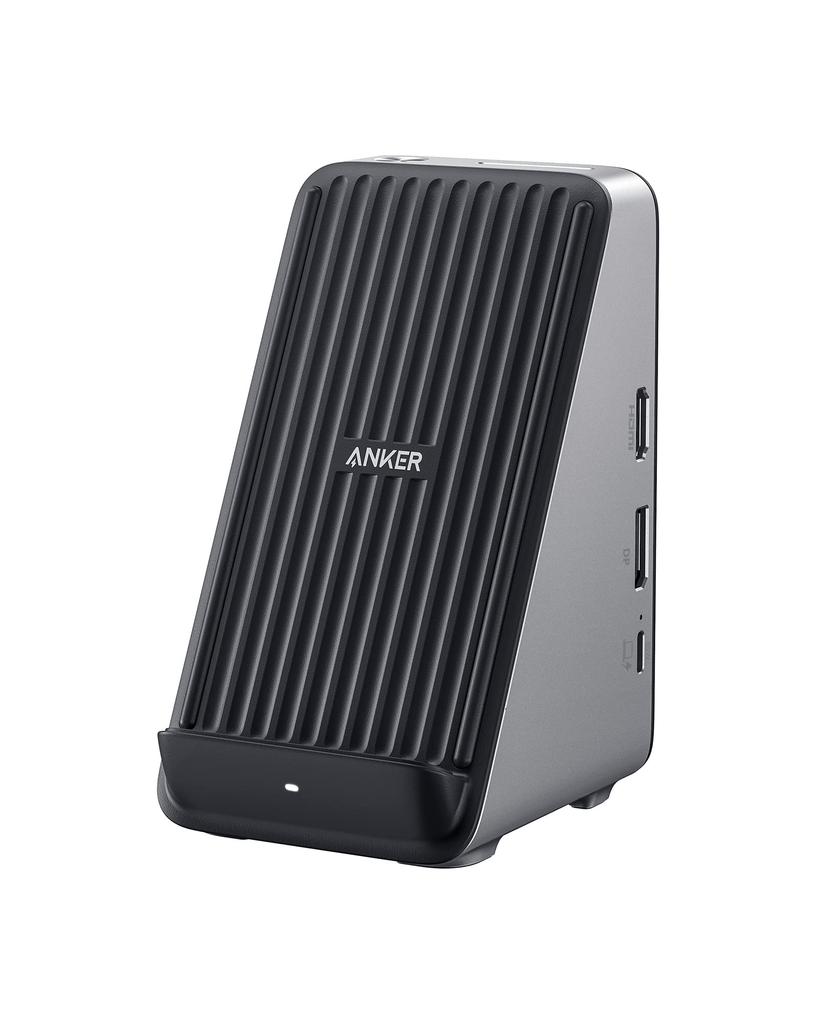 Anker 651 Docking Station Wireless Max 85W Output USB PD Compatible Wireless Charger Qi Certified Multiple Screen Output 4K Compatible HDMI Port