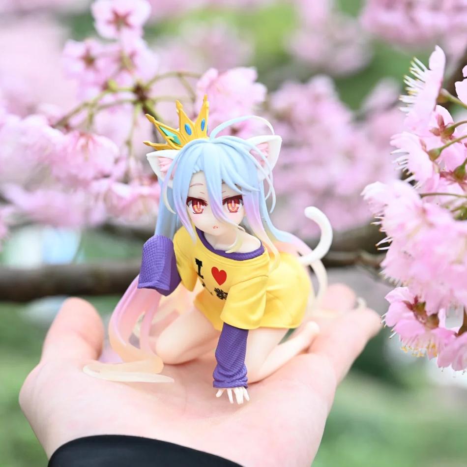 Новая 13СМ Аниме NGNL No Game No Life Фигурка Белая Аниме ПВХ Аниме Фигурки Экшн Модель Коллекция Украшение Аниме Модель Игрушка Подарок