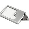 Credit Card Style 3X 6X LED Light Magnifying Glass Loupe Magnifier Pocket Size