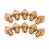 Aibecy 10pcs 3D Printer Extruder Brass Nozzle 0.4mm Printer Hotend Compatible with CR10S Pro 3D