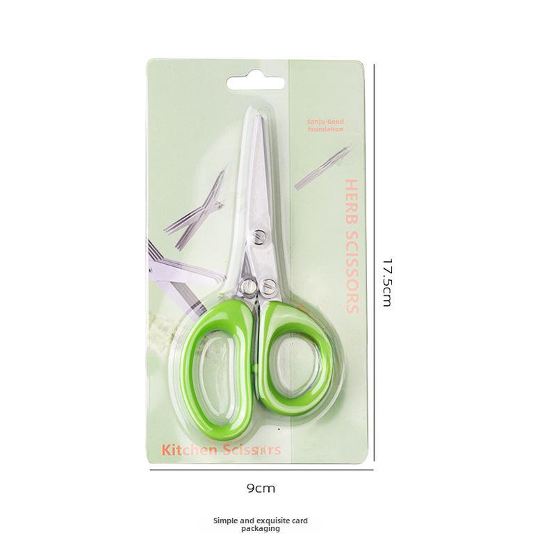 Многослойные ножницы и травки из нержавеющей стали — 5 слоев, 3 слоя для специй, овощей и офисного использования