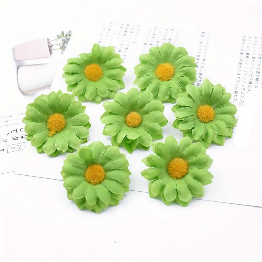 30шт DIY ручной работы Подсолнечник Дейзи Моделирование Шелковый Подсолнечник Поддельные Цветочные Гирлянды Материал