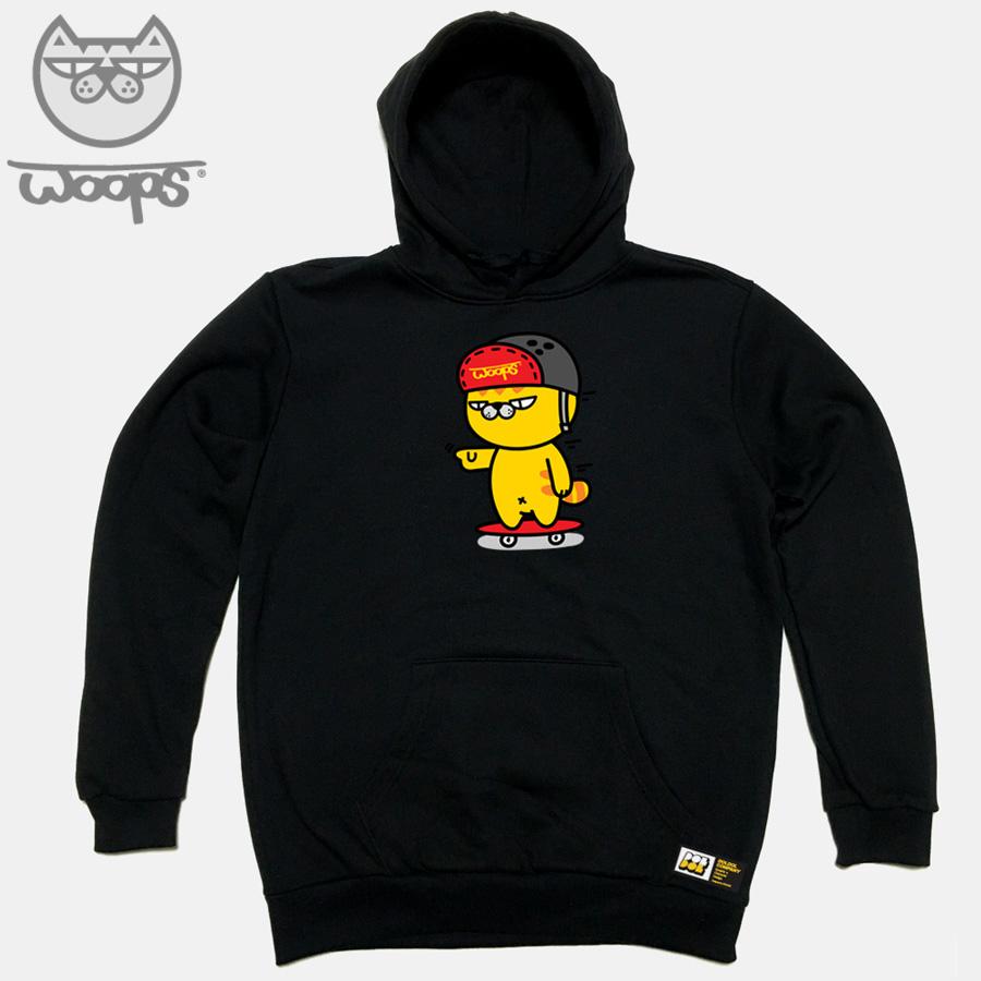Woops_Hoody_54 Худи с персонажем-котом Скейтбордистом Oops