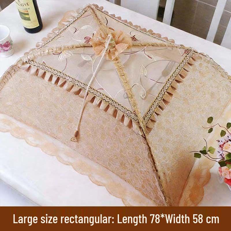 Thickened Rectangular Food Cover for Dining Table - Medium, Large, Extra Large