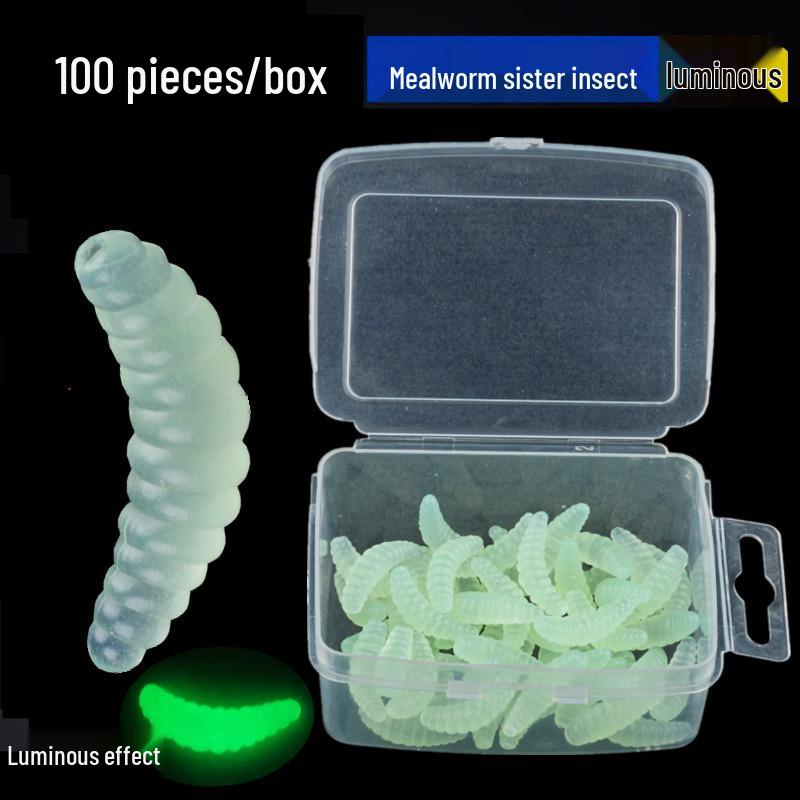 Рыболовные приманки: Мягкая приманка для мелкой рыбы, такой как цяоцзуй, сяоцзи и ли хлеб, приманка из красного червя.