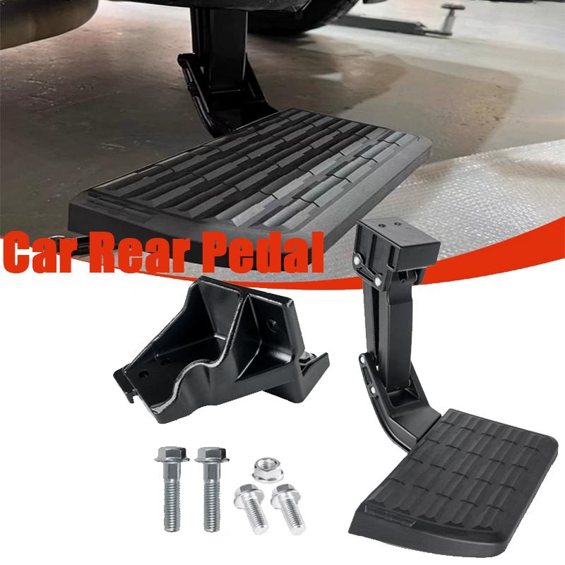PT392-34231 Retractable Back Rear Bumper Foot Step T-Step BedStep Off Road Pedal Tailgate Ladder Pick-up Truck For Toyota Tundra