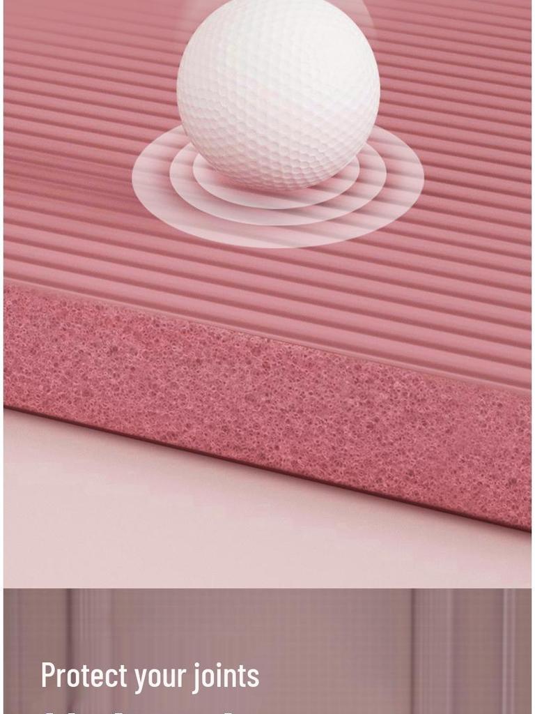 Утолщенный и Экстра-Большой Коврик для Йоги для Начинающих - Унисекс Коврик для Домашних Тренировок