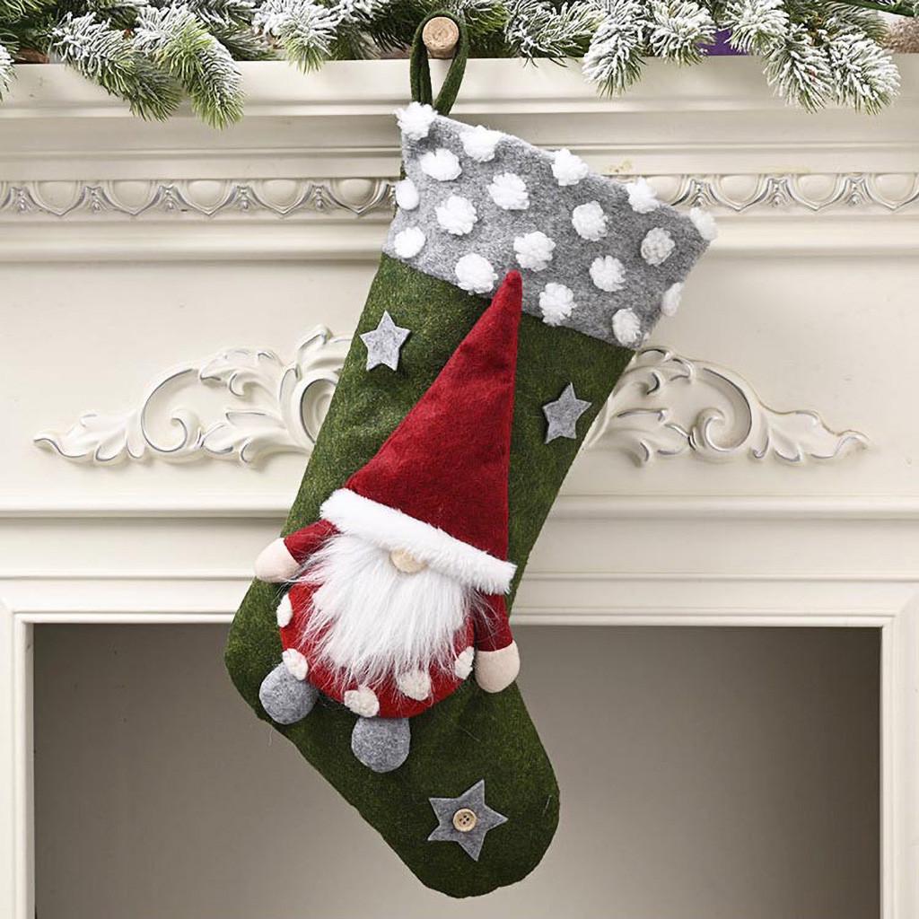 Christmas Socks Gift Bag Christmas Decorations Children's Candy Christmas Socks