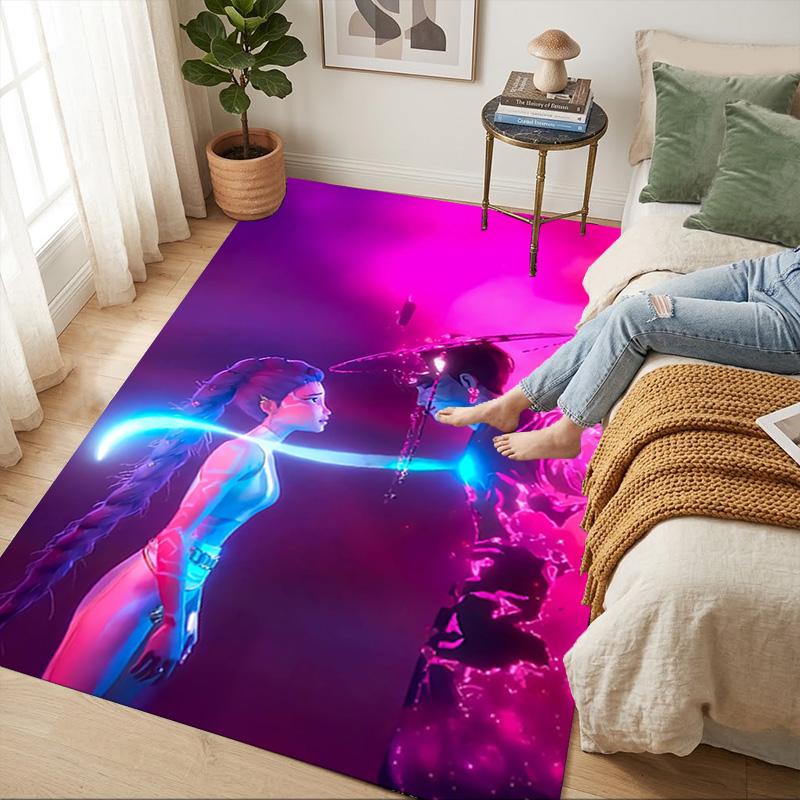 Cyber Romance Living Room Non-Slip Area Rug Soft Carpet for Bedroom Game Playroom Sofa Office Home Decor Doormat Christmas Gift C9211290