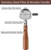 51mm Bottomless Portafilter Filter Fits Linea Classic EM450M,Mr. Coffee Espresso, Electrolux, CASABREWS CM5418,Essential,Sangkee
