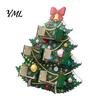 Multi Layer Candy Storage Container Christmas Tree Wooden Display Stand, Acrylic Drawer Organizer for Clear Sweets Party Dessert Table, Holiday Treat