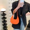 Stylish Minimalist Crescent Bag For Women In Chic Black Coffee Green Orange And Burgundy