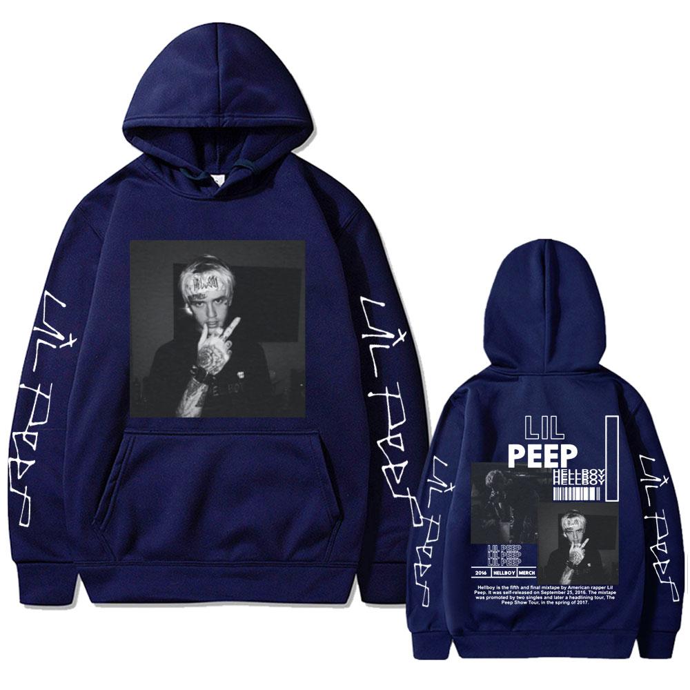 Рэпер Lil Peep Hell Boy Crybaby Графические Худи Мужские Женские Модные Хип-Хоп Харадзюку Толстовки Мужские Повседневные Винтажные Уличная Одежда