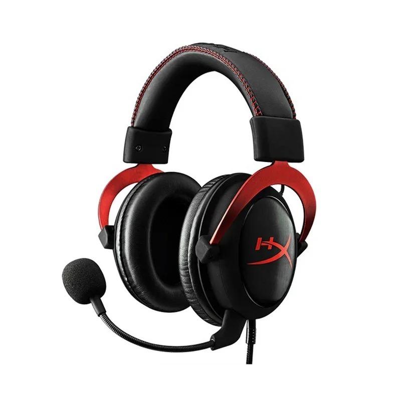 HYPERX Игровая гарнитура Cloud II Hi-Fi 7.1 объемный звук/съемный микрофон/USB звуковая карта для ПК PS проводные игровые наушники Cloud 2