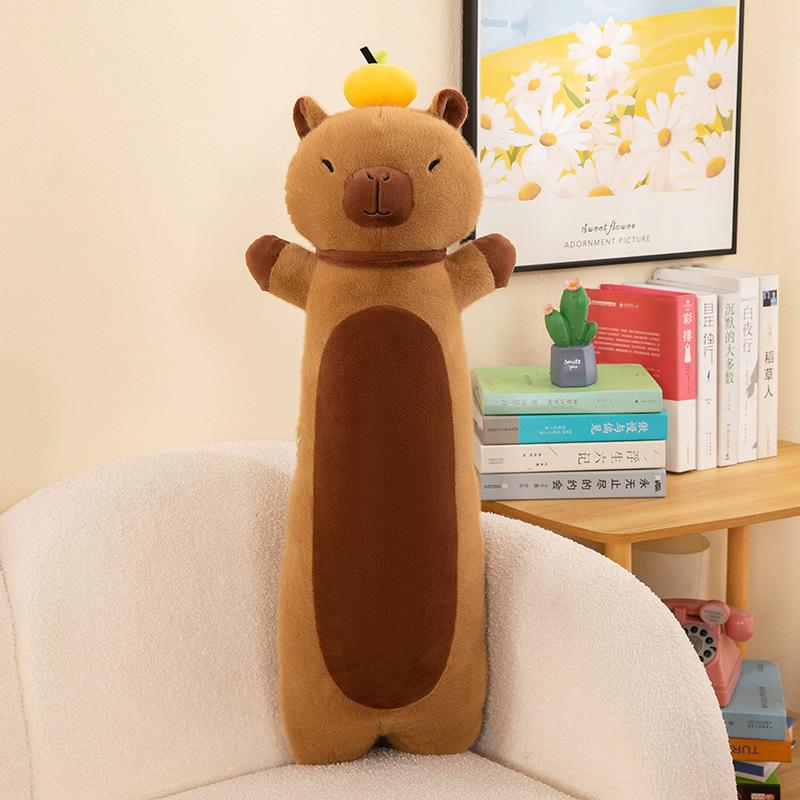 New Capi Bala Pillow Plush Toy Creative Capybara Long Cloth Doll Birthday Gift