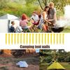 20Pcs 14.5CM Camping Tent Stake Heavy Duty Outdoor Camping Garden Yard Holiday Inflatable Decoration Stake Canopy Windproof Ground Spike Tent Peg