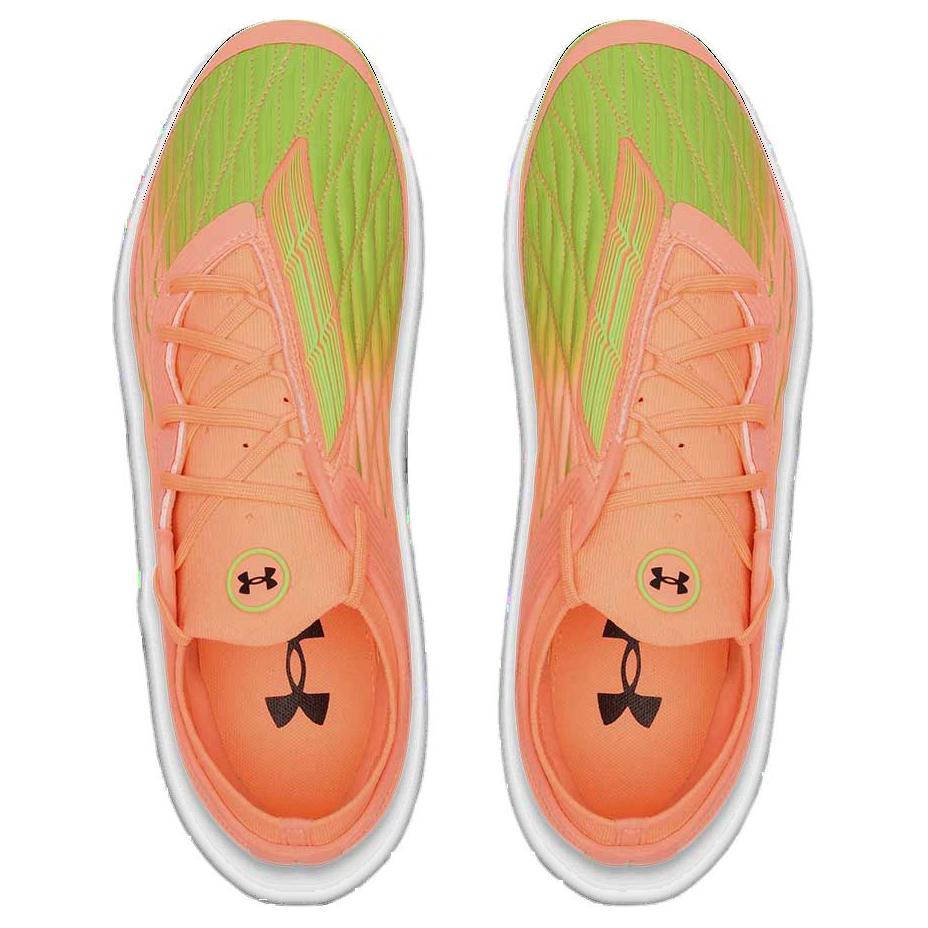 Under Armour Magnetico Elite 4 Comfortable Sports FG Soccer Shoes Men Soccer Shoes Flame-Orange 3027700-800