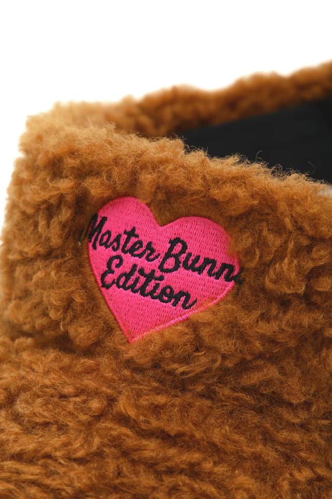 [MASTER BUNNY] Women's Sun Visor (Boa, Heart Logo, Adjustable Size)  Golf Hat  758-4287004 050Brown FR