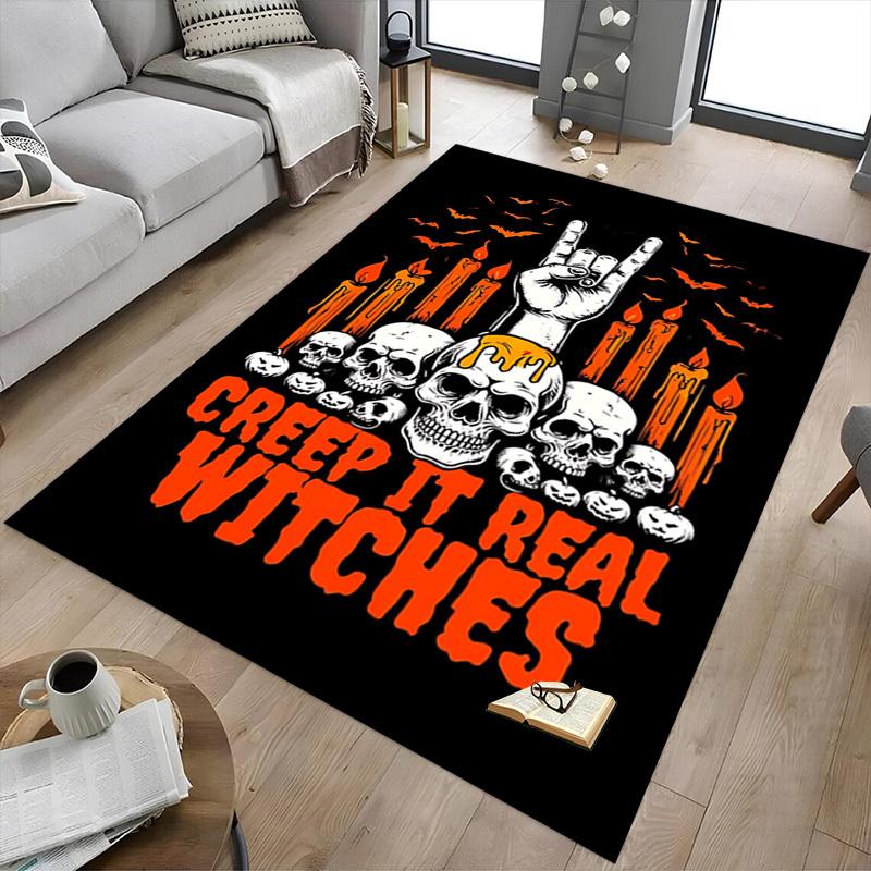 1 шт. Коврик «Creep It Real Witches», Офисный коврик, Наружный коврик, Декор для дома, Ковер для зоны, Фестиваль