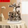 Jesus Crucifix Cross Sign 2D Flat Acrylic Novelty Party Decoration Table Ornament for Office Home