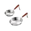 Stainless Steel Frying Pan Cooking Eggs Sandwich Butter Warmer for Rvs Home