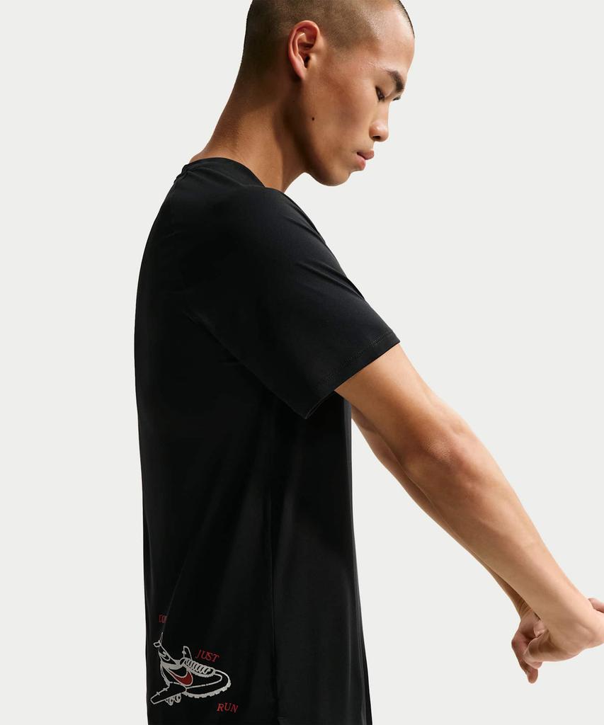 Nike Беговая футболка с коротким рукавом Nike Dri-Fit Adv Stride Fly M - Черный / If2025-010