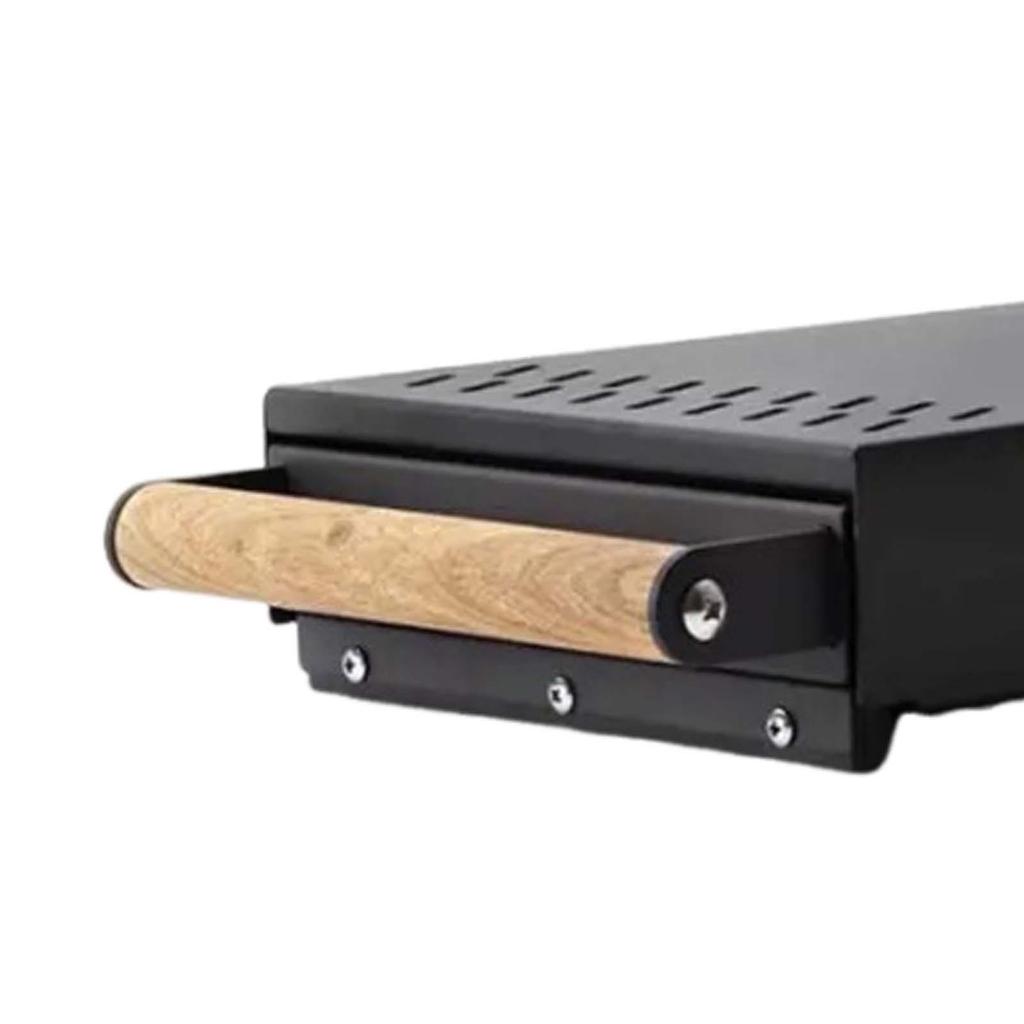 Espresso Coffee Knock Box Drawer Easy To Clean Dump Bin Coffee Machine Accessories with Wooden Handle for Home Bar Coffee Shop