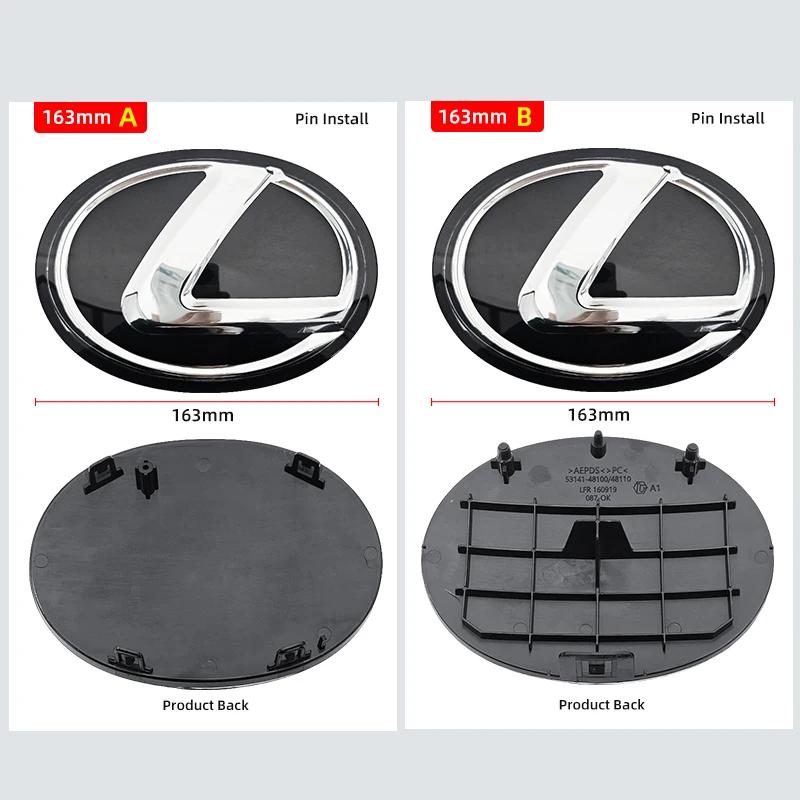 3D Car Front Bumper grille Emblem Lexus Logo IS250 CT200H GS300 NX200 GS350 IS200 IS300 ES300 GX470 RX400 Trunk Badge Sticker