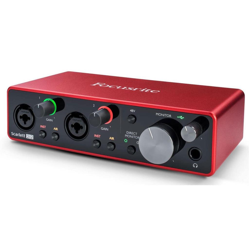 Focusrite Focus Light Аудиоинтерфейс 2 Выход Scarlett 2i2 Вход/2 24 бит/192 кГц (3-е поколение) []