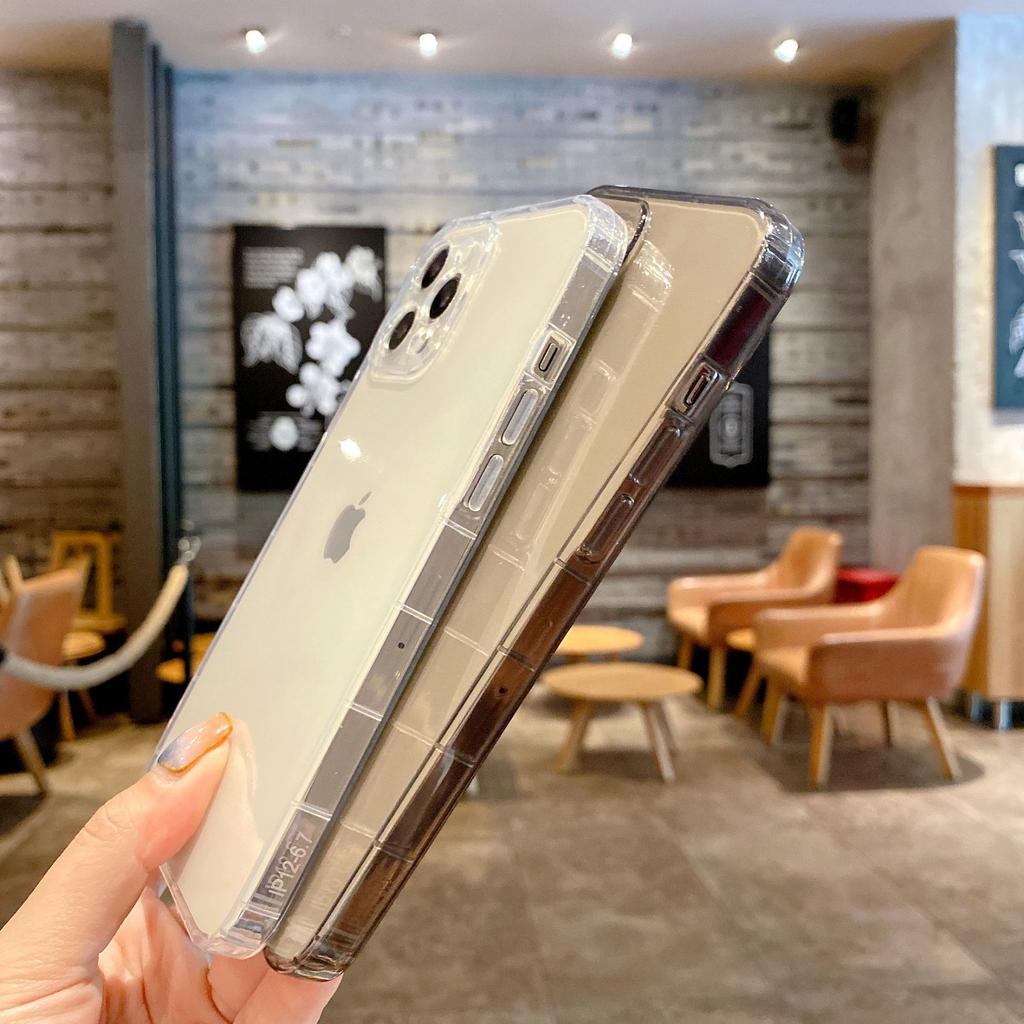 Transparent Silicone Case For iPhone 16 15 14 13 12 11 Pro Max 6s 7 8 Plus X XR XS Max SE 2020 Fashion Camera Protection Case Back Cover