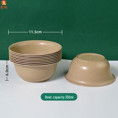 Одноразовые миски Jingzhou из биоразлагаемой рисовой шелухи