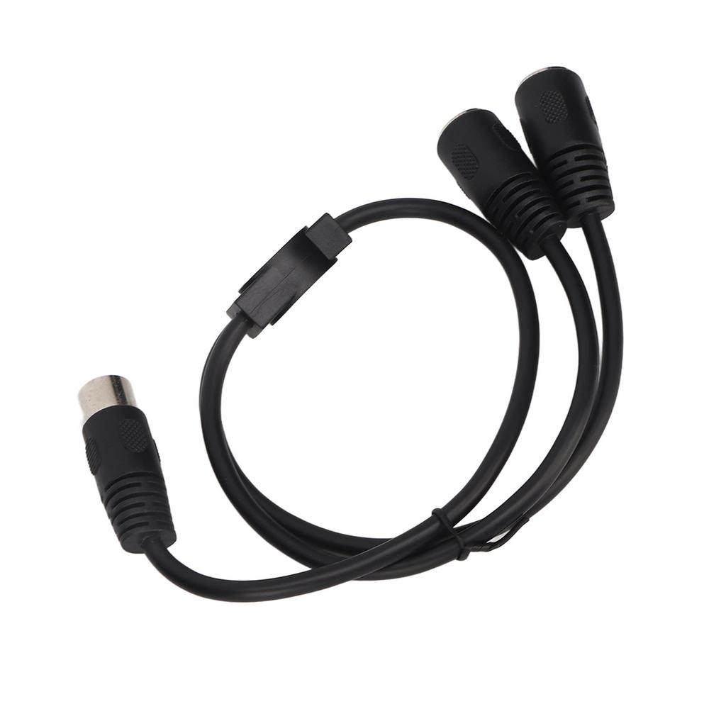 DIN 4PIN To 2DIN 4PIN Adapter Cable Professional Male To Female 4 Pin Mini DIN Y Splitter Cable