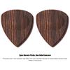 2шт деревянные медиаторы плектр для акустической гитары укулеле Bocote Wood