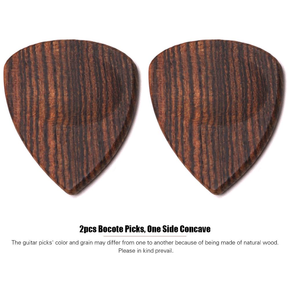 2шт деревянные медиаторы плектр для акустической гитары укулеле Bocote Wood