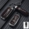 CSA1 Car Key Case Cover For Mercedes Benz E C G M R S Class W204 W212 W176 GLC CLA GLA AMG Protector Keychain Shell Accessories