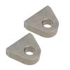 2pcs Shackle Mount Heavy Duty 1 Inch Thick Steel Weld On Shackle Clevis Mounts for Tractors