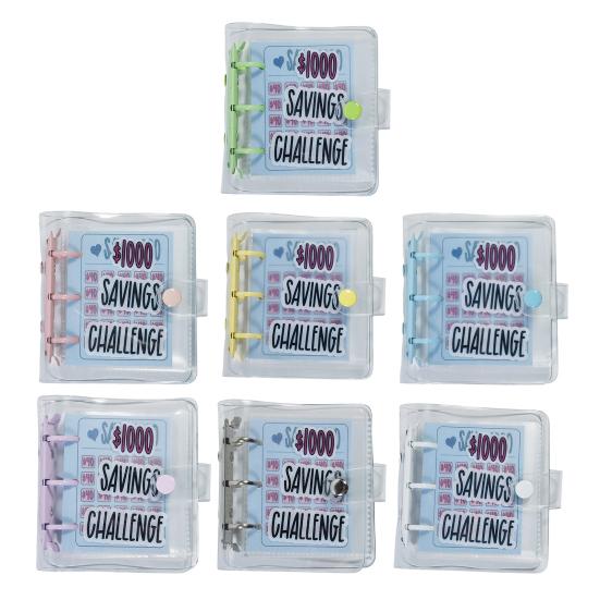 Книга для экономии денег, клейкая пряжка для кошелька, водонепроницаемая, устойчивая к разрывам ПВХ-папка, привлекательный продукт для экономии денег