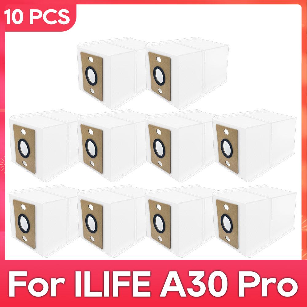 Подходит для ( iLife A30 Pro ) Основные боковые щетки, фильтры, тряпки, мешки для пыли, запчасти, аксессуары, комплект для робота-пылесоса