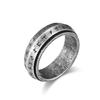 Nordic Viking Script Rotatable Titanium Steel Ring for Men To Relieve Stress