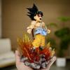 19СМ Аниме Dragon Ball Фигурка Сон Гоку Модель Красный Глаз Кукла Игрушка Dragon Ball Фигурка Действия ПВХ Сидячее Положение Земной Dragon Ball