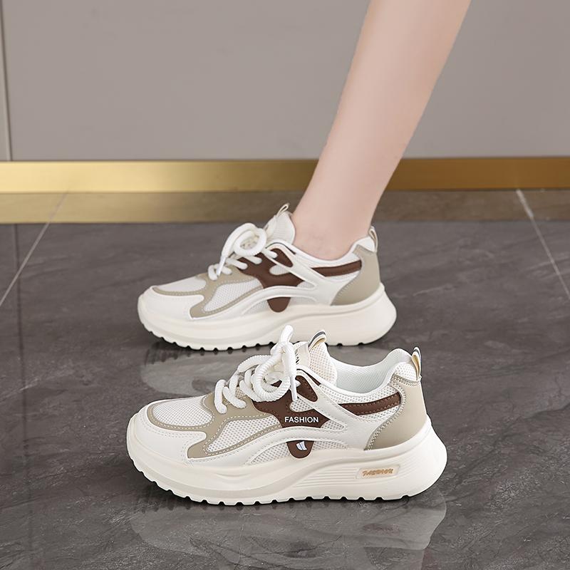 CRLAYDK Модные женские кроссовки на платформе, массивные, для ходьбы, на шнуровке, из сетки, удобные, папины кроссовки, для тренировок, спорта, шопинга, повседневные, теннисные