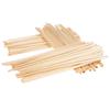 100Pcs/Set Natural Wheat Straw Biodegradable Straws Portable Drinking Straw