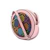 Gucci Psychedelic Series Magic Jumping Candy Color Logo Canvas And Leather Round Bag Women Shoulder Bag Pink Multicolor 603938-HPUAN-1043
