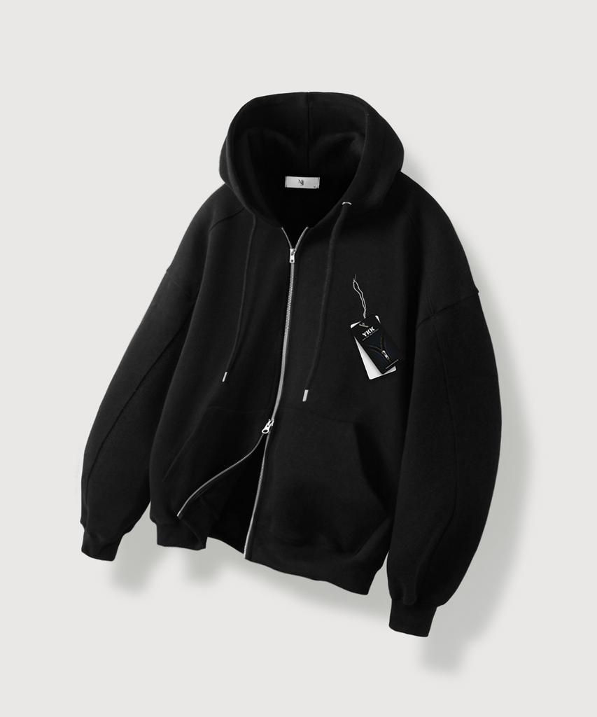 Худи на молнии с капюшоном Mood Inside Signature Heavy Sweat_Черный