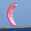 Outdoor Dual Line Stunt Parafoil with Control Bar Fun Parachute Reusable Large Beach Kite for Beach Sports Games