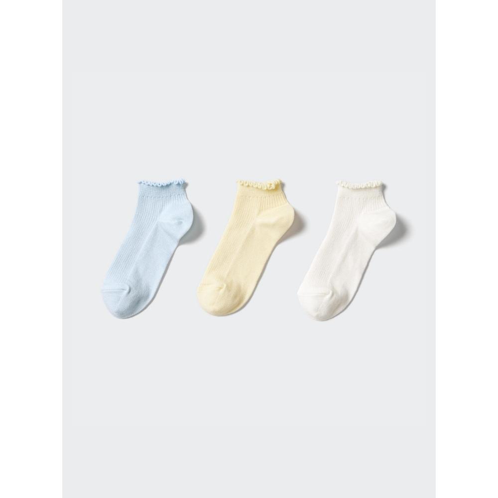 Uniqlo Короткие носки для девочек из Японии, 3 пары