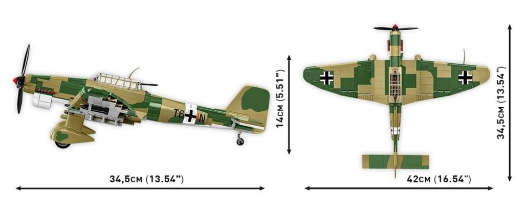 Cobi Коллекция Историческая #5748 Junkers Ju-87 B-2 Stuka (Немецкая армия) Масштаб 132